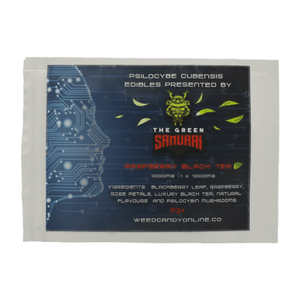 The Green Samurai - Raspberry Black Tea - 1000mg | Get Magic Mushrooms Canada