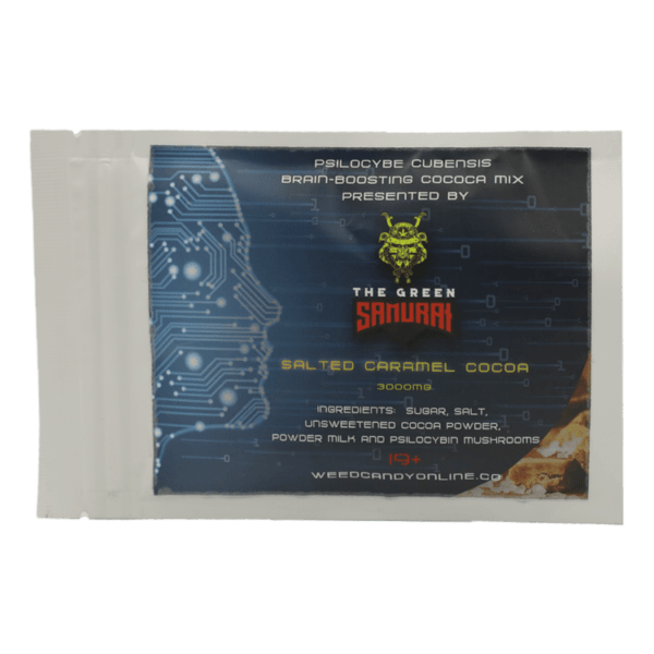 The Green Samurai - Salted Caramel Cocoa - 1g or 3g | Get Magic Mushrooms Canada