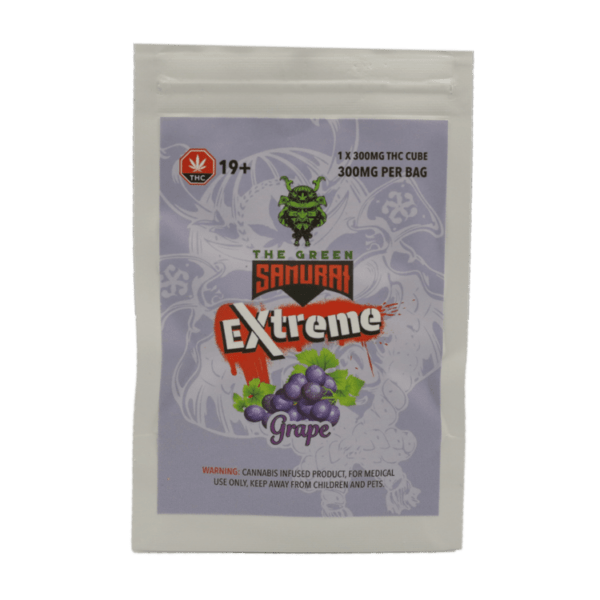 Green Samurai Extreme - Grape Gummy 300mg THC | Get Magic Mushrooms Canada