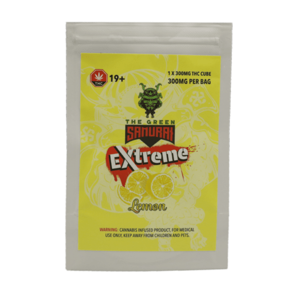 Green Samurai Extreme - Lemon Gummy 300mg THC | Get Magic Mushrooms Canada