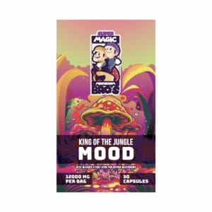 Super Magic Mushroom Bro’s - King of the Jungle MOOD - 400MG Capsules | Get Magic Mushrooms Canada