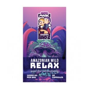 Super Magic Mushroom Bro’s - Amazonian Wild RELAX - 400MG Capsules | Get Magic Mushrooms Canada